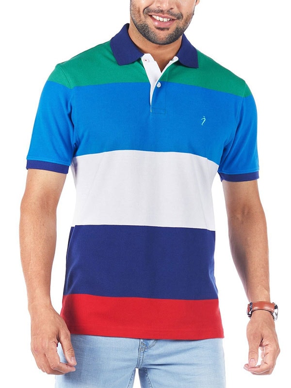 Bright Optimist Striped Polo T-Shirt
